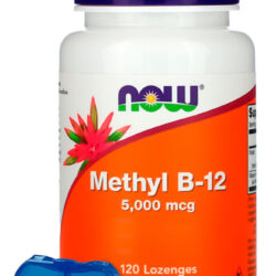 Now Foods Vitamina B12 Metilcobalamina 120pst +porta Cáps