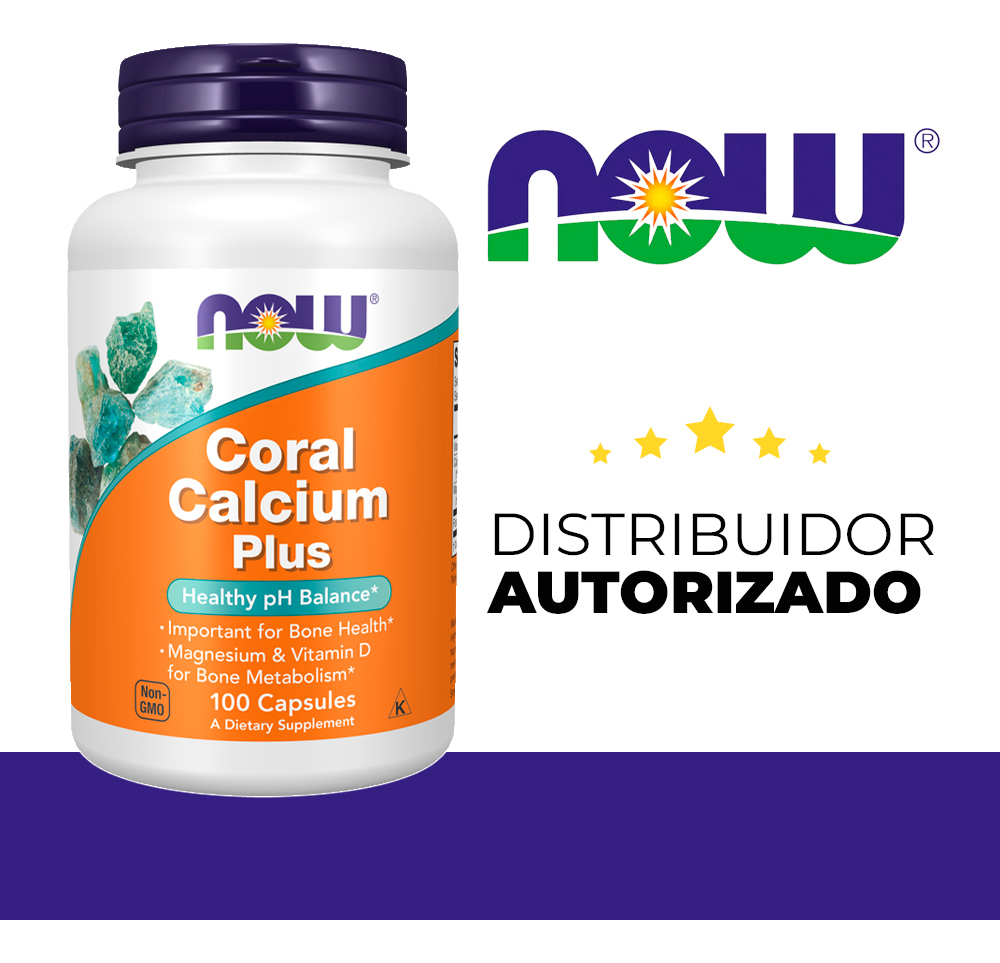 Coral Calcium Plus Now Foods 100 Cápsulas Importado - Imagem 5