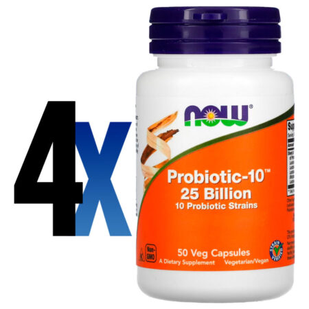 Probiótico10 25 Bilhões Ufc 50cáps Importado 4un Now Foods - Imagem 2