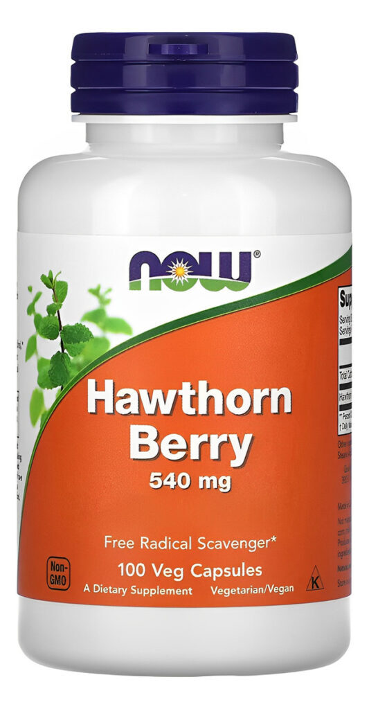 Hawthorn 540mg Baga Crataegus Now Foods 100veg Importado 4un - Imagem 4