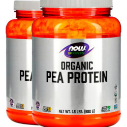 Proteína Ervilha Pó 680g Orgânica Importado 2un Now Foods