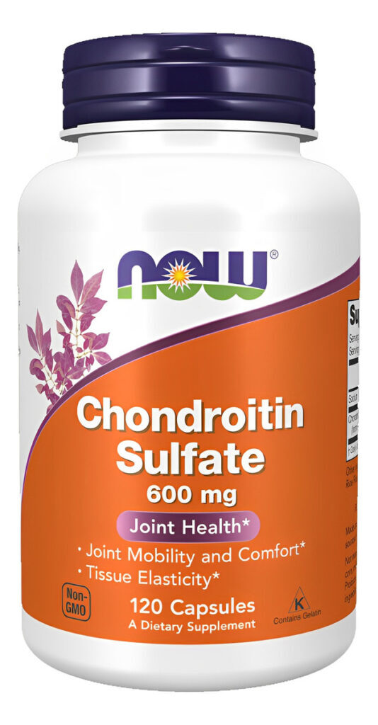 Sulfato Condroitina 600mg Now Foods 120cáps Importado 3un - Imagem 5