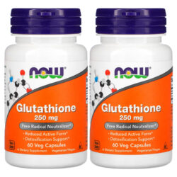 Glutathione Glutationa 250mg Now Foods 60cap Veg 2un