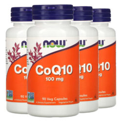 Coenzima Coq10 Now Foods 100mg 90 Veg Cápsulas Importado 4un
