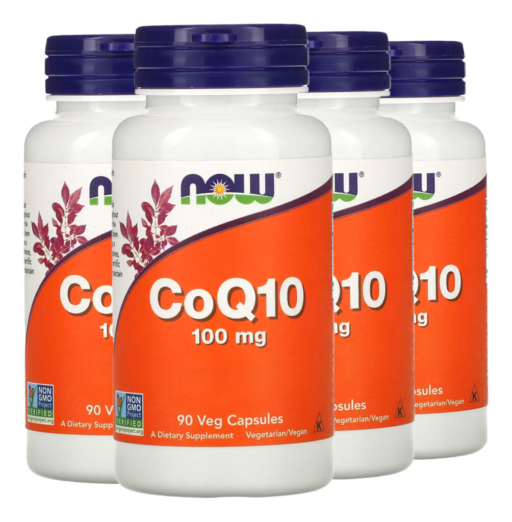 Coenzima Coq10 Now Foods 100mg 90 Veg Cápsulas Importado 4un