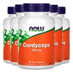 Cordyceps 750mg Now Foods 90 Veg Caps Importado 5un