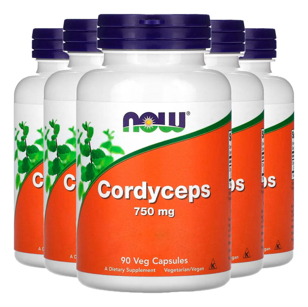Cordyceps 750mg Now Foods 90 Veg Caps Importado 5un