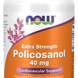 Policosanol 40mg Now Foods Dupla Força 90cáps Importado