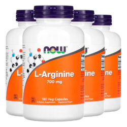 L-arginina 700mg 180 Cáps Importados 4un Now Foods