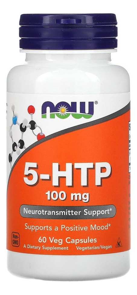 5 Htp 100mg Now Foods 60 Veg Caps Eua/usa Sabor Sem Sabor