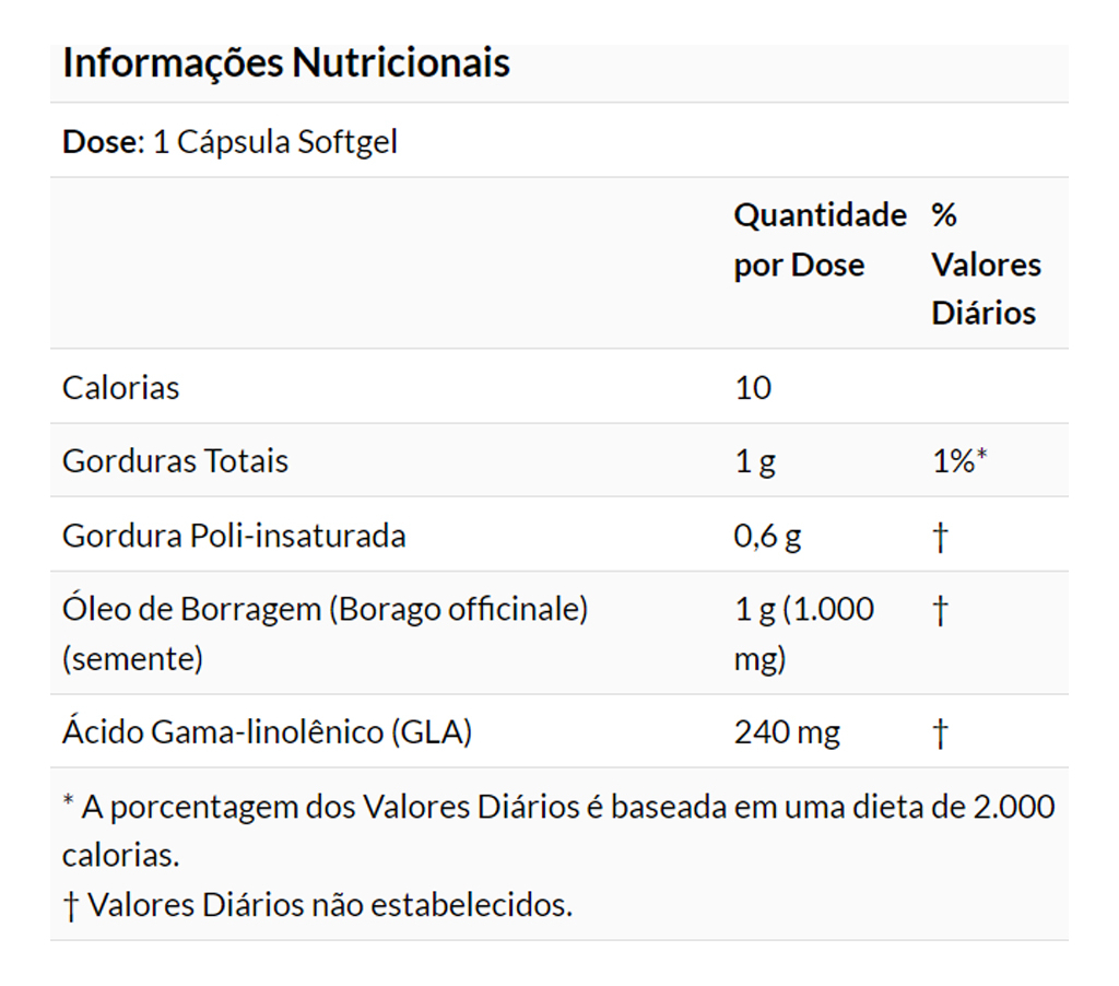 Óleo Borage 1000mg Now Foods Borragem 120soft Importado - Imagem 4