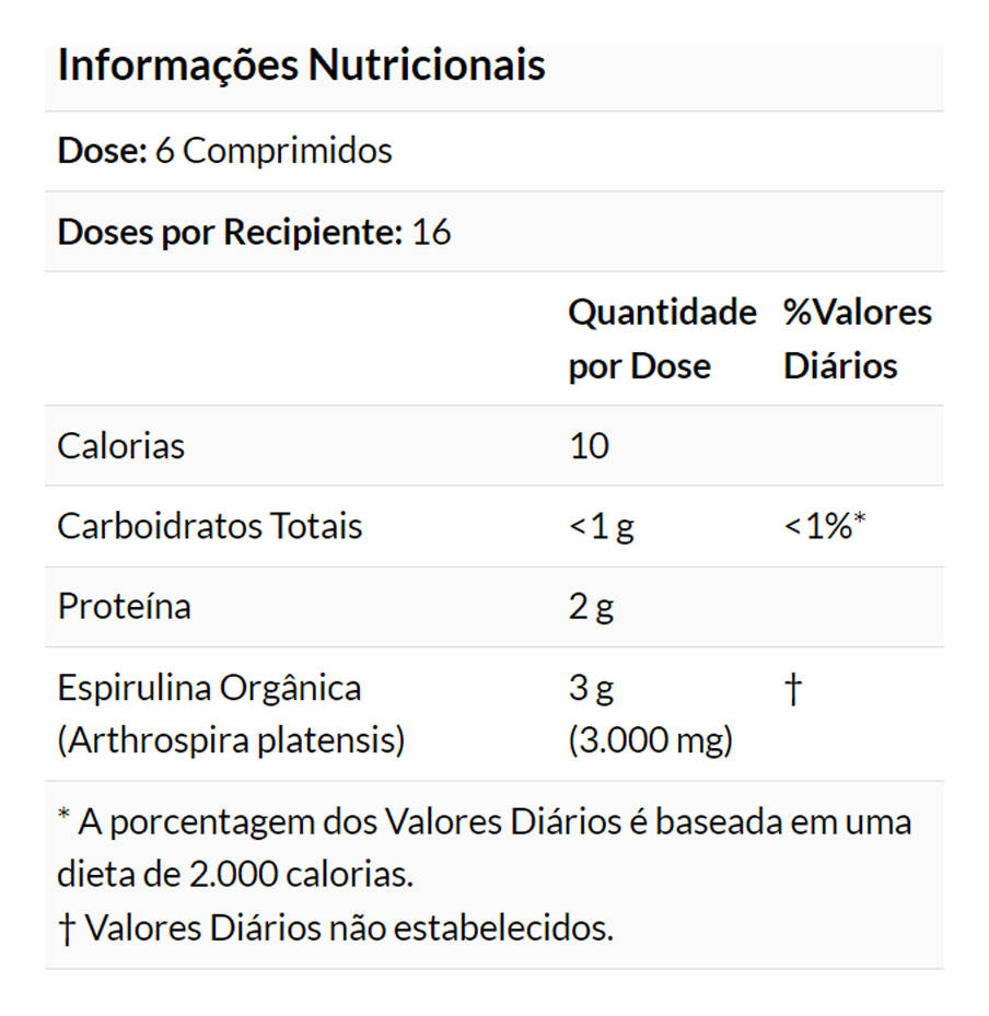 Spirulina Orgânica 500mg Now Foods 100 Tab + Porta Cápsulas - Imagem 4