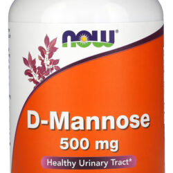 D-manose 500mg Now Foods 240 Veg Cápsulas Sabor N/a