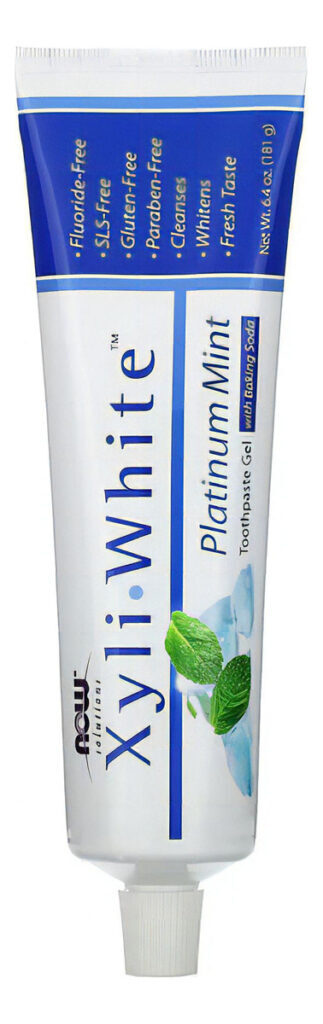 Creme Dental Xyliwhite Now Foods Menta Com Bicarbonato Sódio