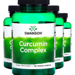 Curcumina Complex Swanson Com Bioperine 120cap Importado 4un