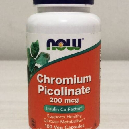 Picolinato De Cromo 200mcg 100 Capsulas Chromium - Now Foods Sabor Sem Sabor - Imagem 4