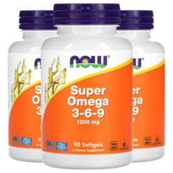 Super Ômega 3-6-9 1200mg 90 Cáps Sof Importado 3un Now Foods