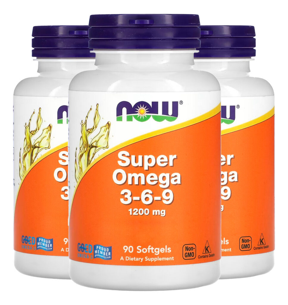 Super Ômega 3-6-9 1200mg 90 Cáps Sof Importado 3un Now Foods