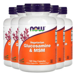 Glucosamina E Msm 120 Caps Importado 5un Now Foods