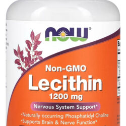 Suplemento Now Now Foods Lecitina Lecithin Sabor Sem Sabor X 100 Un