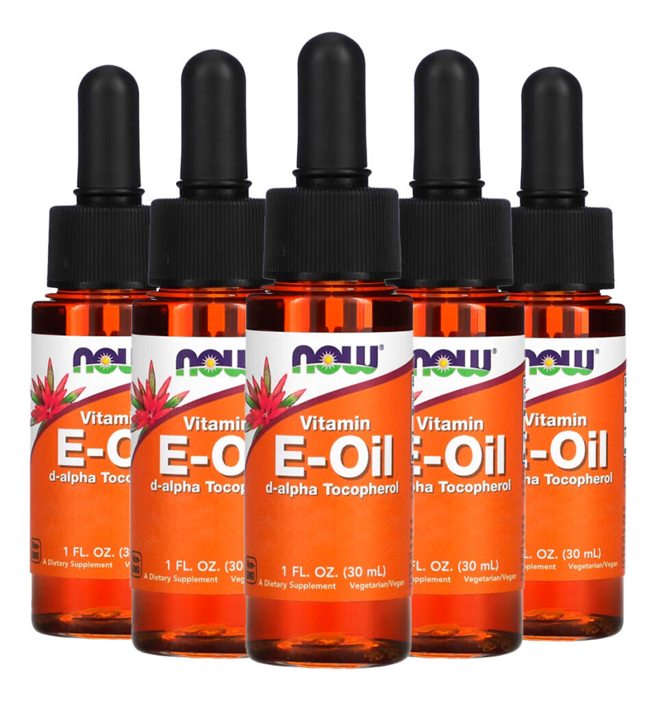 Óleo De Vitamina E 170mg Now Foods 30ml Importado 5un