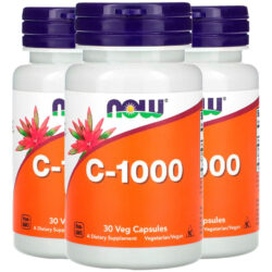 Vitamina C-1000 30 Veg Cápsulas Importado 3un Now Foods