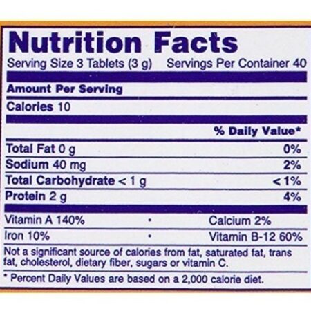 Spirulina Now Foods 1000mg 120 Tablets - Importado - Imagem 3