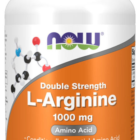 L-arginina 1000mg Now Foods L-arginine 120 Tablets 5un - Imagem 3