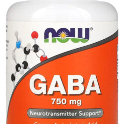 Suplemento Em Cápsula Now Foods Ácido Gaba Sabor N E A