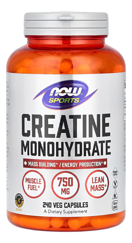 Creatina Monohidratada 750mg Now Foods 240caps Importado 4un - Imagem 5
