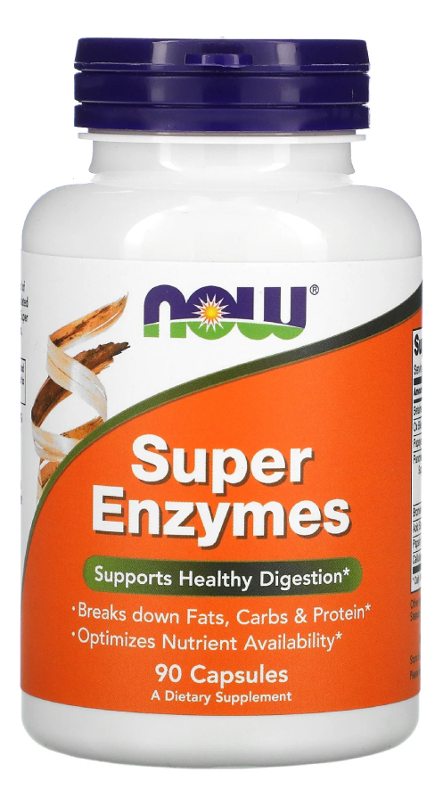 Now Foods Super Enzymes 90 Cápsulas No Brasil Sabor Sem Sabor