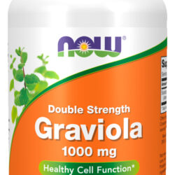 Graviola 1000mg Now Foods 90 Tablets Sabor Sem Sabor