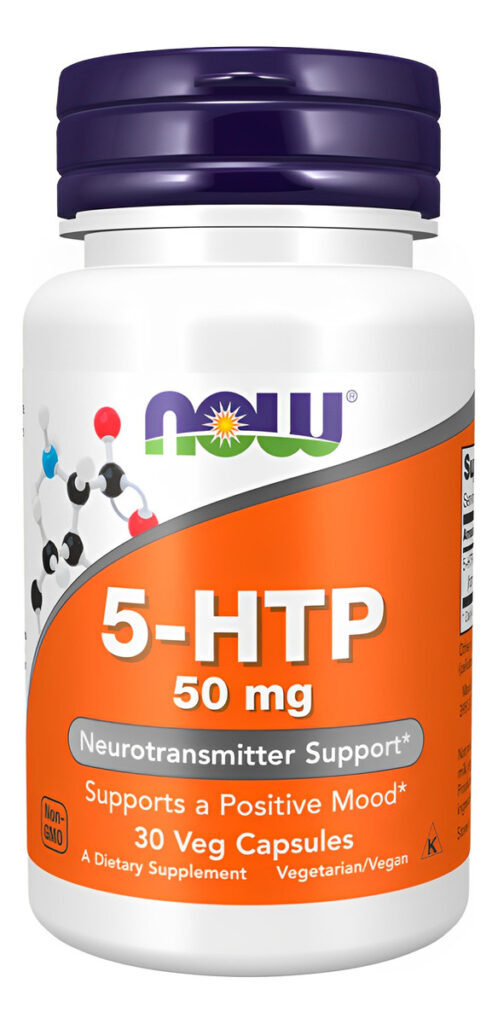 5-h-t-p 50mg Now Foods 30 Cápsulas Importado 3un - Imagem 5
