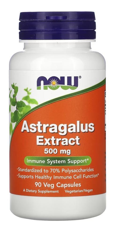 Astragalus Erva Chinesa 500mg Now Foods 90vcaps 4un - Imagem 3