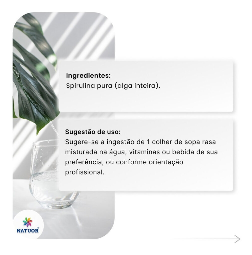Spirulina Powder 113g - Now Sports Sabor Natural - Imagem 5