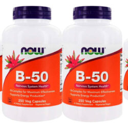 Vitamina B 50mg Now Foods Vitamin B-50 250 Veg Caps 4un