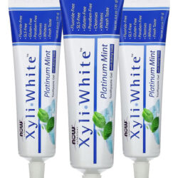 Creme Dental Xyliwhite Now Foods Menta Bicarbonato Sódio 3un