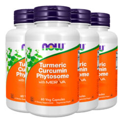 Curcumina Fitossomo 500mg Now Foods 60cáps Importado 4un