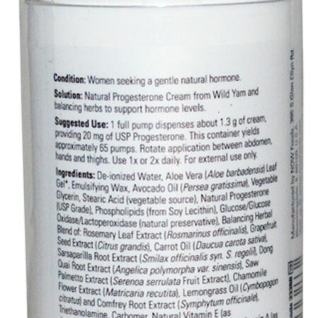 Creme De Progesterona Natural Now Solutions 65 Doses Importa - Imagem 2