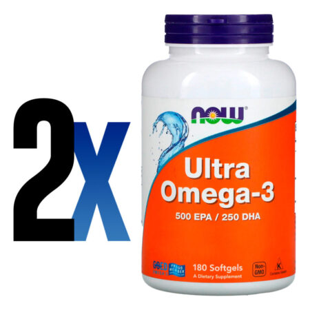 Ultra Omega 3 500epa/250dha 180soft Importado 2un Now Foods - Imagem 2