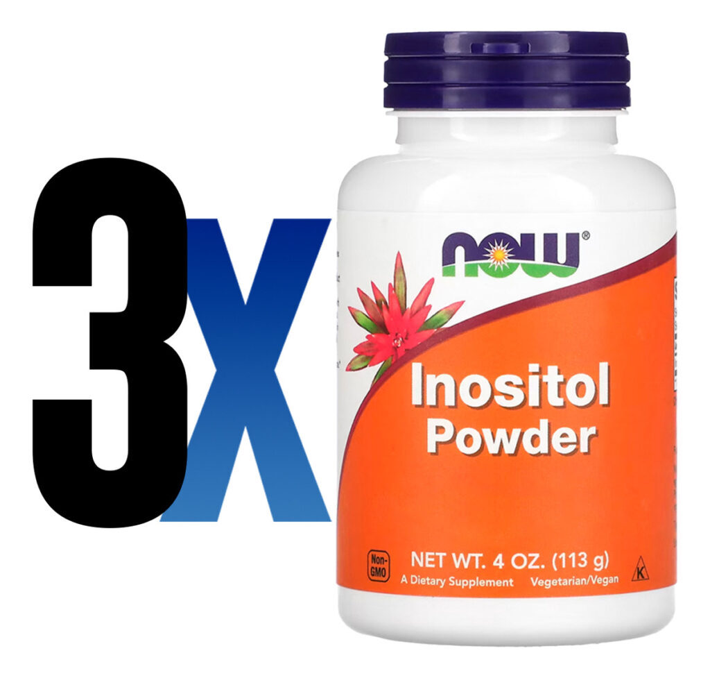 Pó De Inositol Now Foods Mio-inositol 113g Importado 3un - Imagem 2