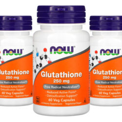 Glutathione Glutationa 250mg Now Foods 60cap Veg 5un Sabor Sem Sabor
