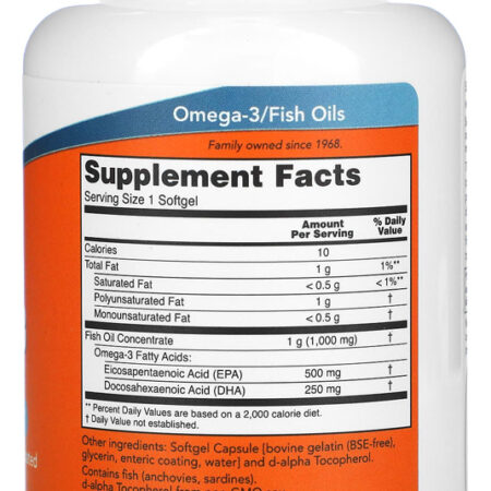 Ultra Ômega 3 Now Foods 90 Softgels 4un Sabor Sem Sabor - Imagem 3