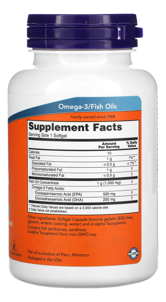 Ultra Ômega 3 Now Foods 90 Softgels 4un Sabor Sem Sabor - Imagem 3