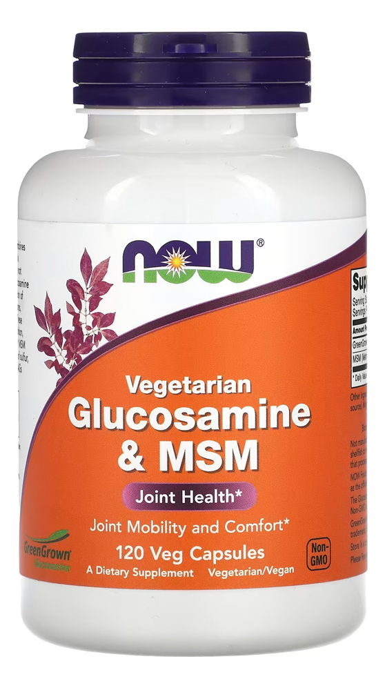 Glucosamina E Msm Now Foods 120 Caps Importado
