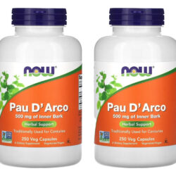 Pau Darco 500mg Now Foods 250veg Caps 2un