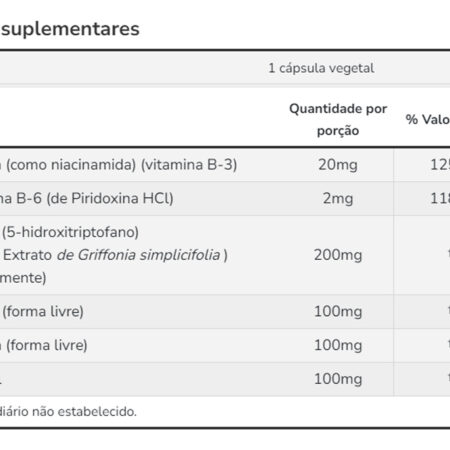5htp 200mg Now Foods 5hidroxitriptofano 60cáps Importado 5un - Imagem 5