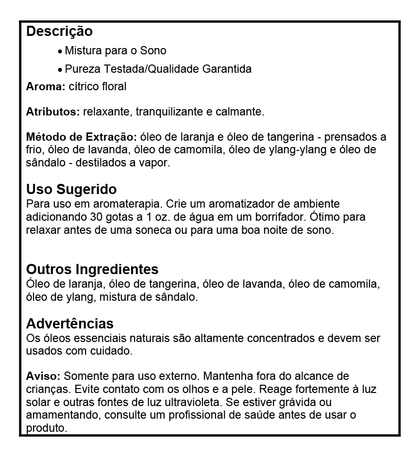 Mistura De Óleo P/sono Now Foods 30ml Importado - Imagem 4