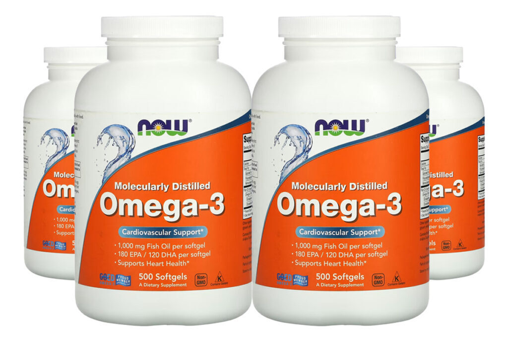 Ômega-3 Molecularmente Destilado 500soft 4un Now Foods
