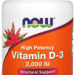 Vitamina D-3 2000iu Now Foods 30 Caps Softgels Importado Eua